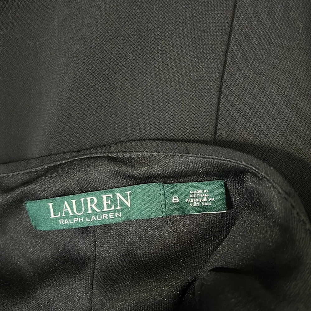 LAUREN RALPH LAUREN formal floor length maxi black dress - Picture 12 of 13